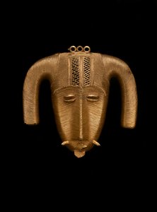 Rams Head Pendant, Ivory Coast, c.1935